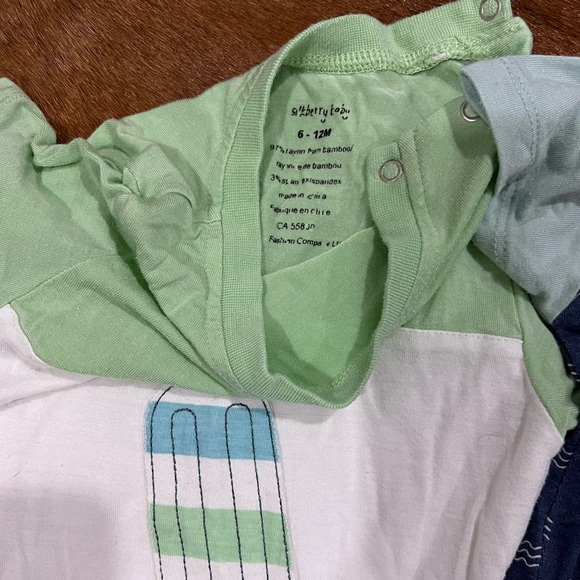 Silkberry Baby Bamboo Rompers One Piece Lot Of 6 6-12 M 18-24Months - Picture 8 of 9